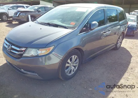 2014 Honda Odyssey Ex-L z USA, uszkodzony, nr VIN 5FNRL5H69EB042504